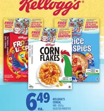 Metro KELLOGG'S CEREAL offer