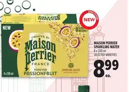 Metro MAISON PERRIER SPARKLING WATER offer