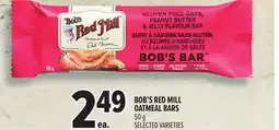 Metro BOB'S RED MILL OATMEAL BARS offer