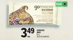 Metro GOMACRO BARS offer