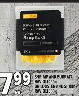 Metro SHRIMP AND BURRATA RAVIOLI offer