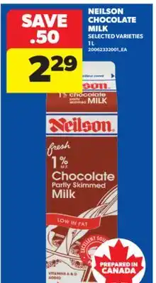 Real Canadian Superstore NEILSON CHOCOLATE MILK, 1 L offer