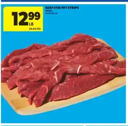 Real Canadian Superstore BEEF STIR FRY STRIPS offer