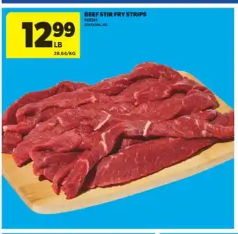 Real Canadian Superstore BEEF STIR FRY STRIPS offer