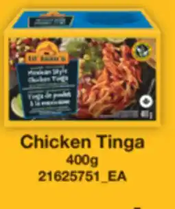 Real Canadian Superstore LIL' JUAN'S CHICKEN TINGA, 400G offer