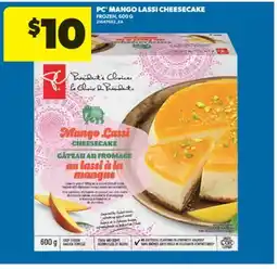 Real Canadian Superstore PC MANGO LASSI CHEESECAKE, 600 G offer