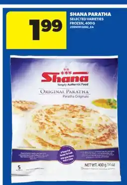 Real Canadian Superstore SHANA PARATHA, 400 G offer