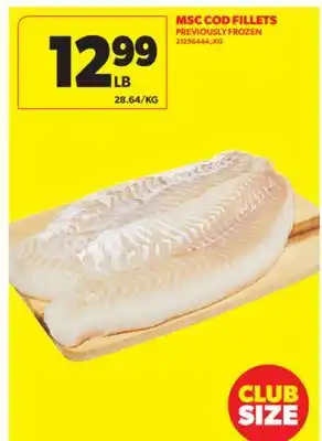 Real Canadian Superstore MSC COD FILLETS offer