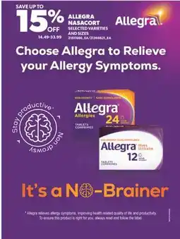 Real Canadian Superstore ALLEGRA NASACORT offer
