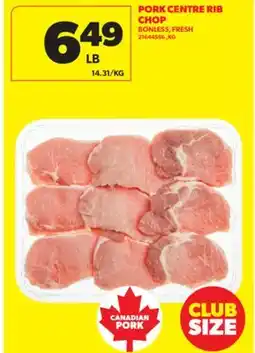 Real Canadian Superstore PORK CENTRE RIB CHOP offer