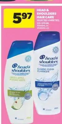 Real Canadian Superstore HEAD & SHOULDERS HAIR CARE, 315-370 ML offer