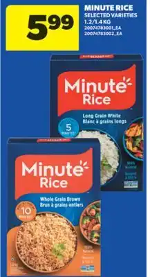 Real Canadian Superstore MINUTE RICE, 1.2/1.4 KG offer