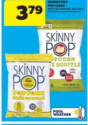 Real Canadian Superstore SKINNYPOP POP CORN, 125/150 G offer
