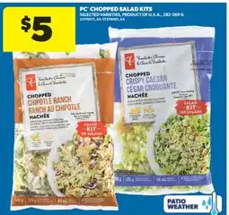 Real Canadian Superstore PC CHOPPED SALAD KITS, 282-369 G offer