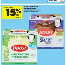 Real Canadian Superstore BOOST READY TO DRINK SHAKES offer