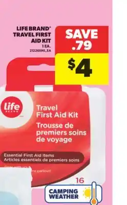 Real Canadian Superstore LIFE BRAND TRAVEL FIRST AID KIT, 1 EA offer