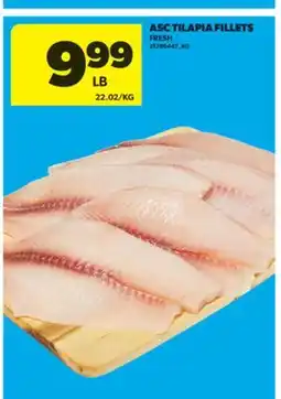 Real Canadian Superstore ASC TILAPIA FILLETS offer