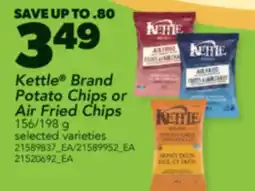 Real Canadian Superstore Kettle Brand Potato Chips or Air Fried Chips, 156/198 g offer