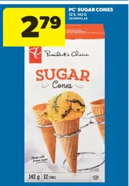 Real Canadian Superstore PC SUGAR CONES, 12' S, 142 G offer