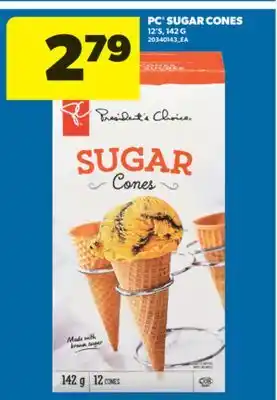Real Canadian Superstore PC SUGAR CONES, 12' S, 142 G offer
