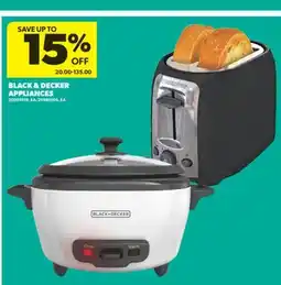 Real Canadian Superstore BLACK & DECKER APPLIANCES offer