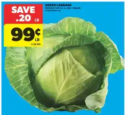 Real Canadian Superstore GREEN CABBAGE offer