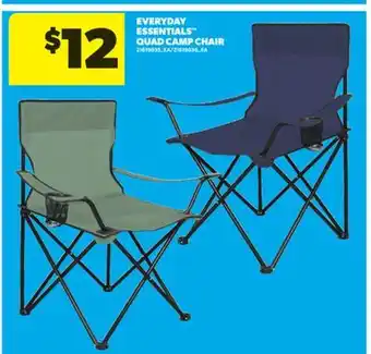 Real Canadian Superstore EVERYDAY ESSENTIALS QUAD CAMP CHAIR offer