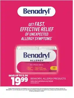 Real Canadian Superstore BENADRYL ALLERGY PRODUCTS offer