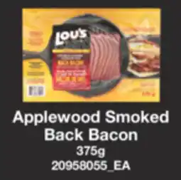 Real Canadian Superstore APPLEWOOD SMOKED BACK BACON, 375g offer