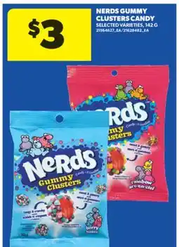 Real Canadian Superstore NERDS GUMMY CLUSTERS CANDY, 142 G offer