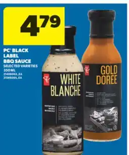 Real Canadian Superstore PC BLACK LABEL BBQ SAUCE, 350 ML offer