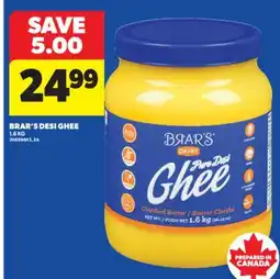 Real Canadian Superstore BRAR'S DESI GHEE, 1.6 KG offer