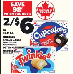 Independent Grocer HOSTESS SNACK CAKES offer