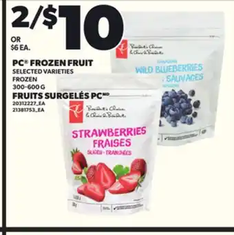 Independent Grocer PC FROZEN FRUIT, 300-600 G offer