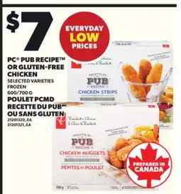 Independent Grocer PC PUB RECIPE OR GLUTEN-FREE CHICKEN, 600/700 G offer