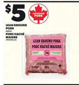 Independent Grocer LEAN GROUND PORK, 450 G offer