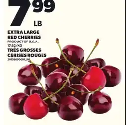 Independent Grocer EXTRA LARGE RED CHERRIES offer