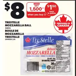 Independent Grocer TRESTELLE MOZZARELLA BALL, 340 G offer