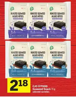 Foodland CJO O'FOOD Seaweed Snack offer