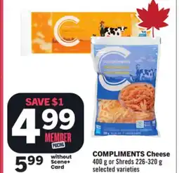Foodland COMPLIMENTS Cheese offer