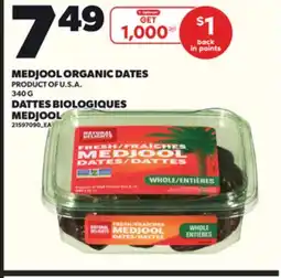 Independent Grocer MEDJOOL ORGANIC DATES, 340 G offer