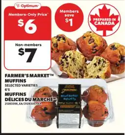 Independent Grocer FARMER'S MARKET MUFFINS, 6'S offer