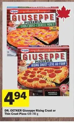 Foodland DR. OETKER Giuseppe Rising Crust or Thin Crust Pizza offer