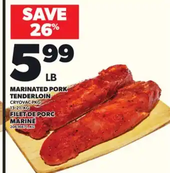 Independent Grocer MARINATED PORK TENDERLOIN offer