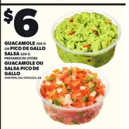 Independent Grocer GUACAMOLE 300 G OR PICO DE GALLO SALSA 200 G offer