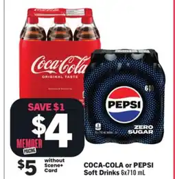 Foodland COCA-COLA or PEPSI Soft Drinks offer