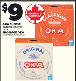 Independent Grocer OKA CHEESE, 190 G offer