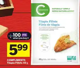 Foodland COMPLIMENTS Tilapia Fillets offer