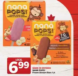 Foodland NANA POPS Frozen Dessert Bars offer
