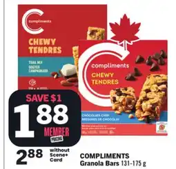 Foodland COMPLIMENTS Granola Bars offer